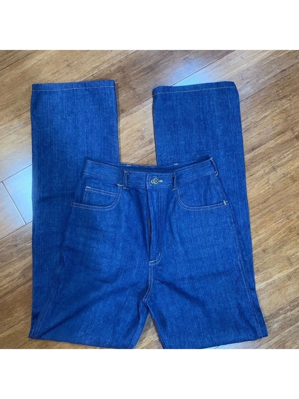 Vntg Sears straight leg denim jeans size 10 Tall